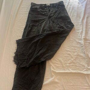 Free People Wide Leg Flowy Denim Jean